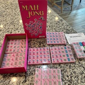 Pink Mah Jong Tiles